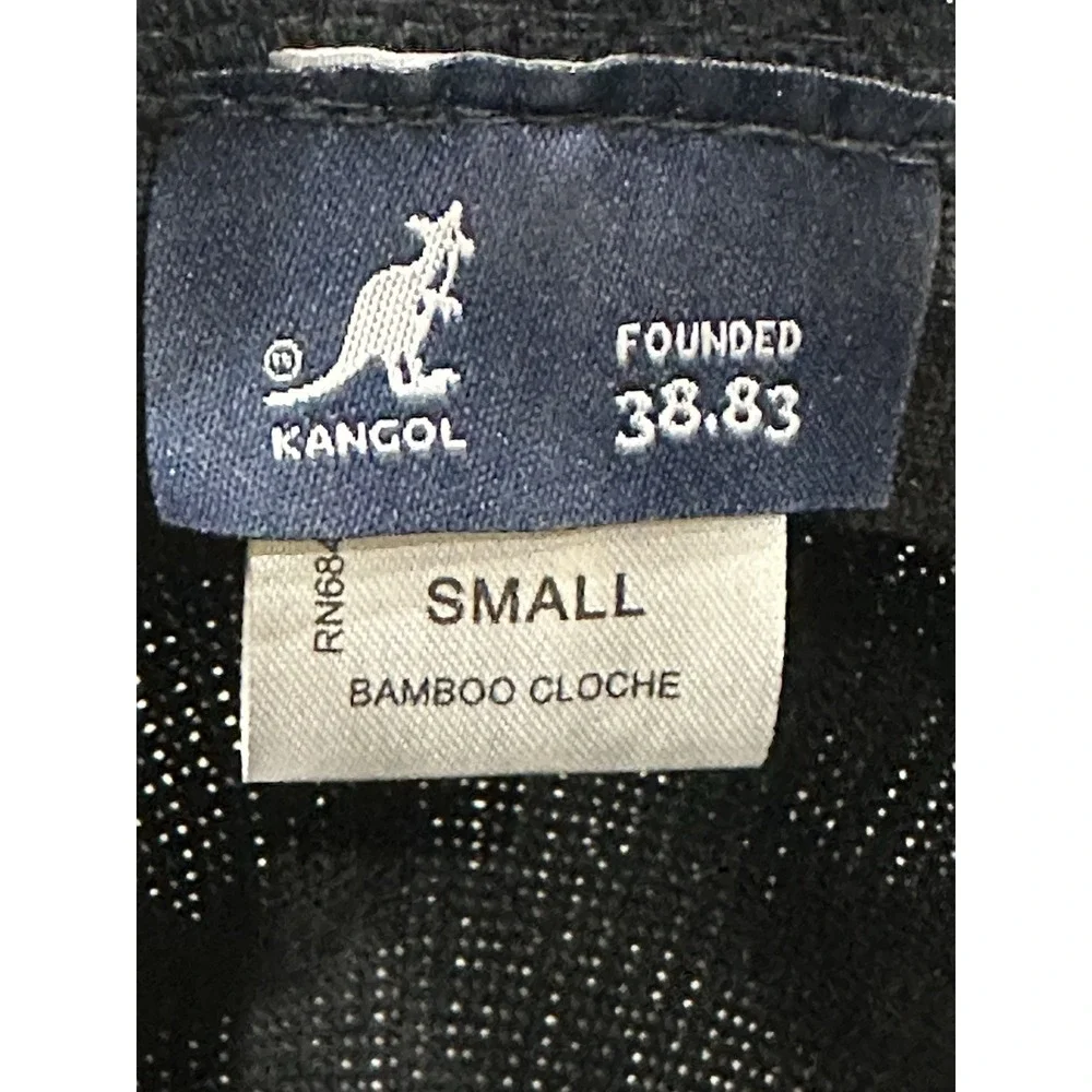 Kangol Women's Black Bamboo Cloche Bucket Hat‎ Small K0214FA
